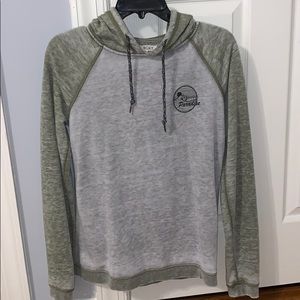 Grey and green ROXY sweatshirt